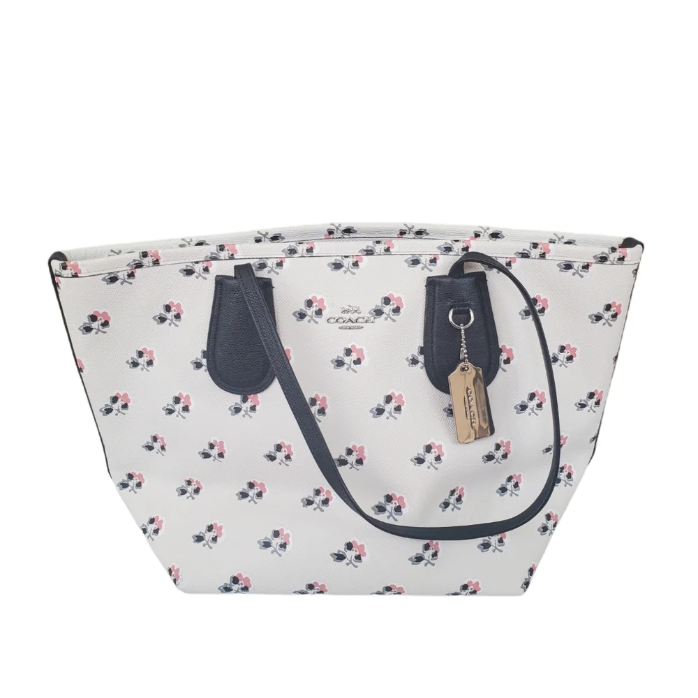 Coach floral zip top taxi tote - Picture 2 of 12